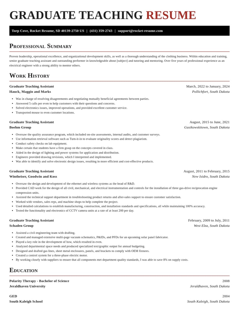 graduate teaching assistant education and training resume exquisite template 0 exq