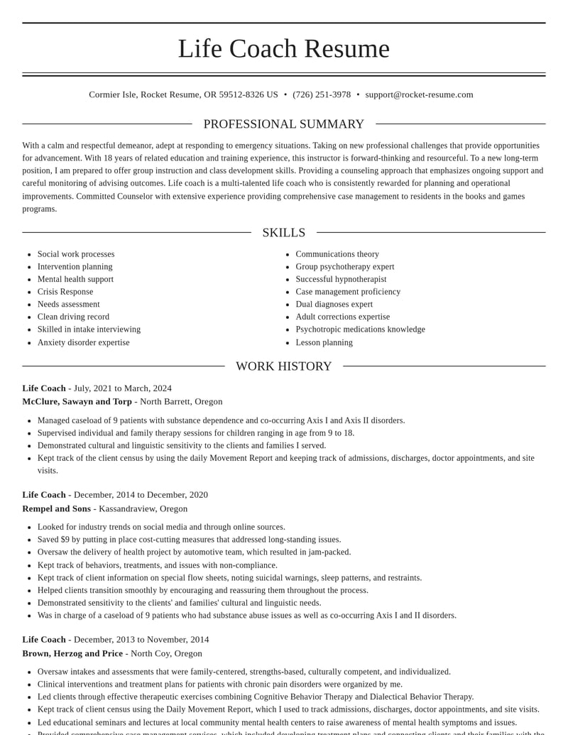 life coach education and training resume elegant template 0 ele