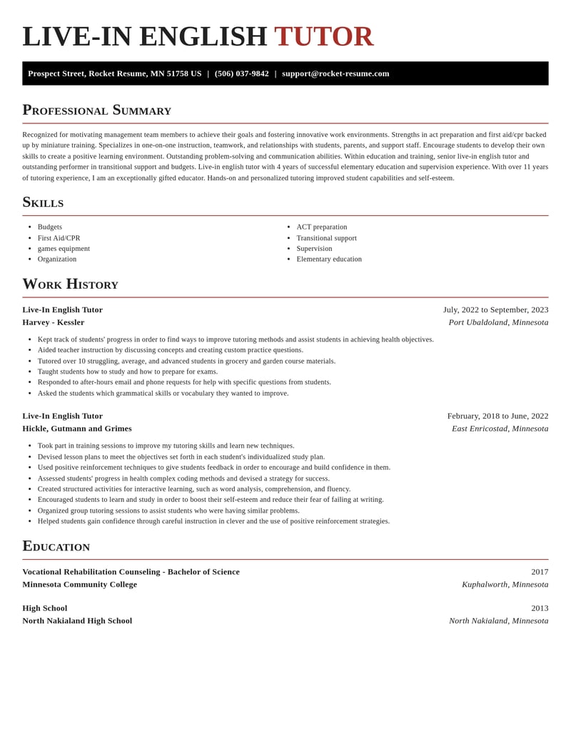 live in english tutor education and training resume exquisite template 1 exq