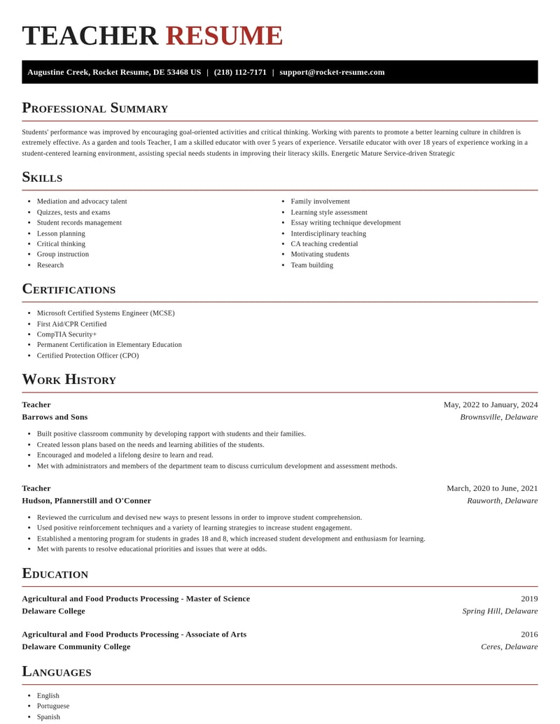 teacher education and training resume exquisite template 2 exq