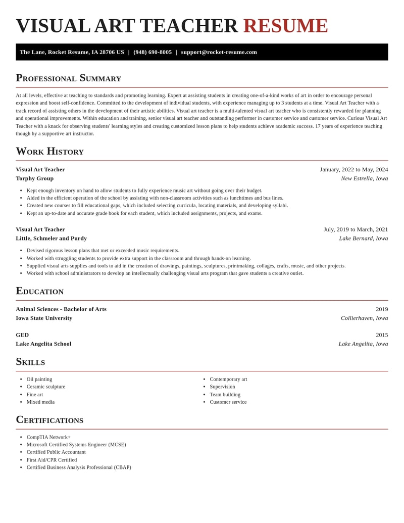 visual art teacher education and training resume exquisite template 2 exq