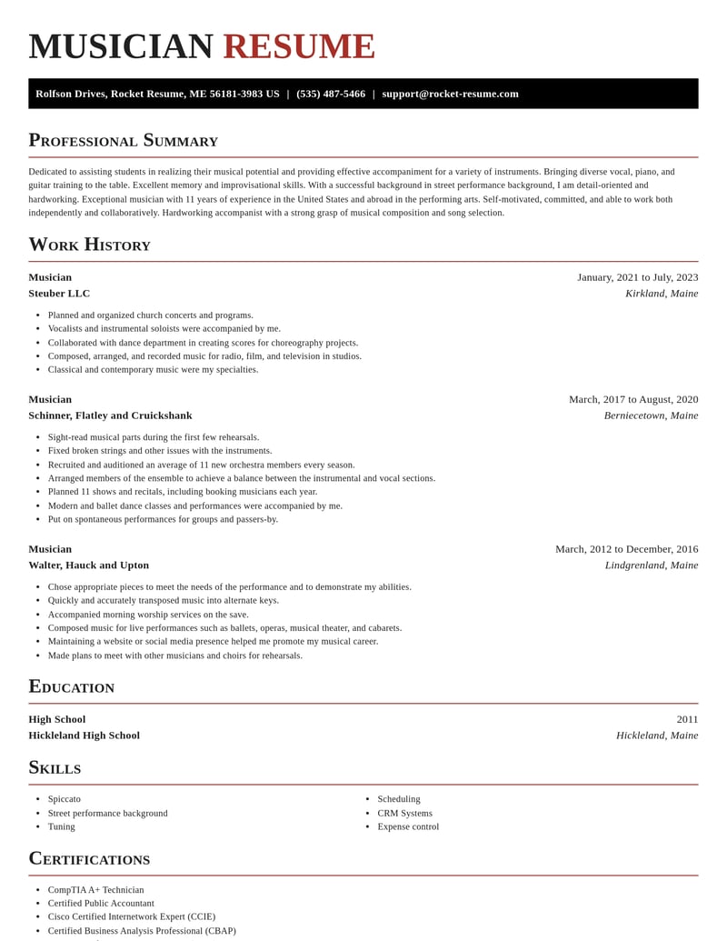 musician entertainment and performing arts resume exquisite template 0 exq