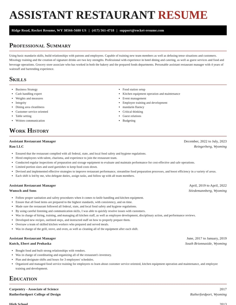 assistant restaurant manager food and beverage resume exquisite template 2 exq
