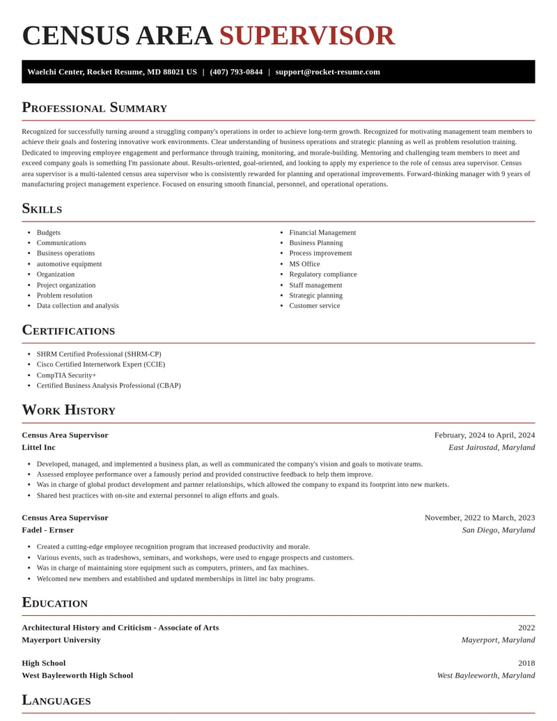 census area supervisor food and beverage resume exquisite template 1 exq