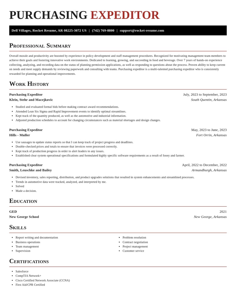 purchasing expeditor food and beverage resume exquisite template 2 exq