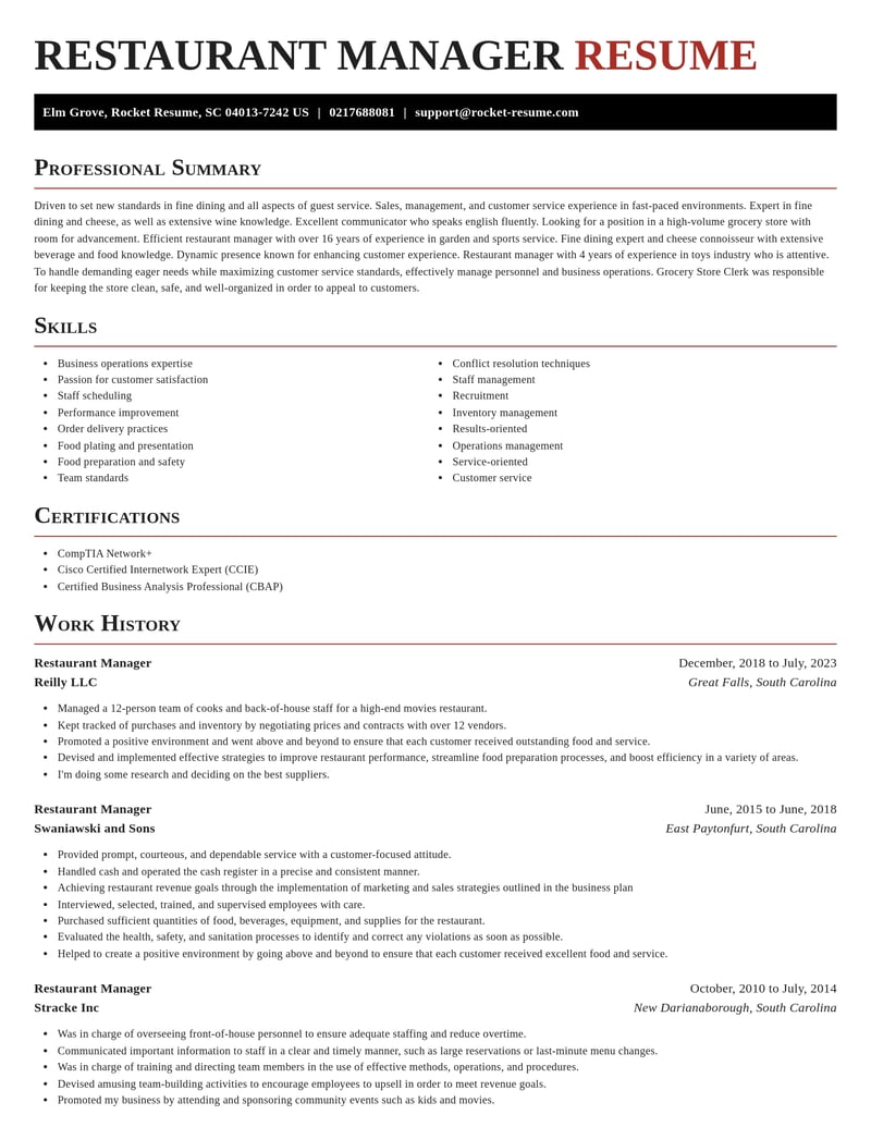 restaurant manager food and beverage resume exquisite template 2 exq