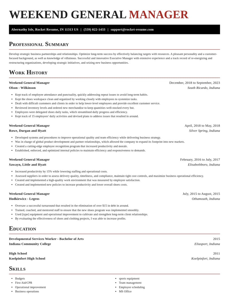 weekend general manager food and beverage resume exquisite template 0 exq