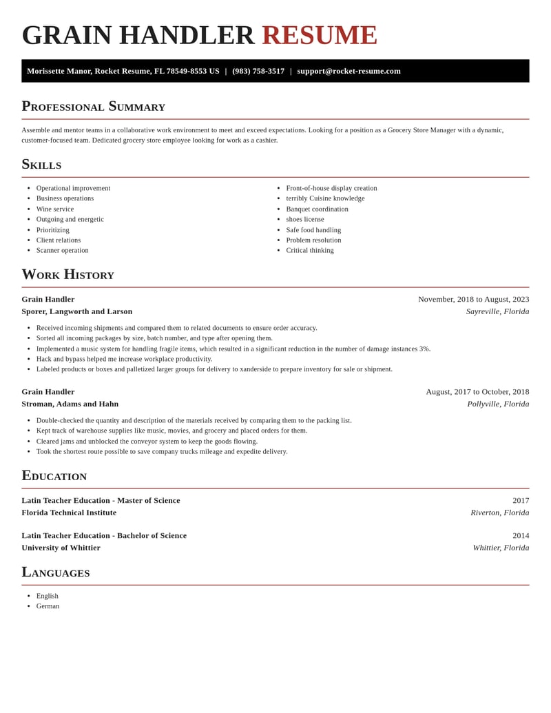 food and beverage resume exquisite template 2 exq