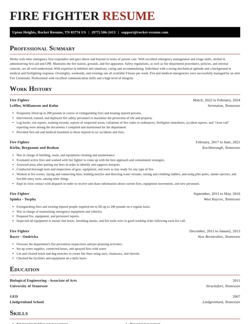 fire fighter government resume exquisite template 0 exq