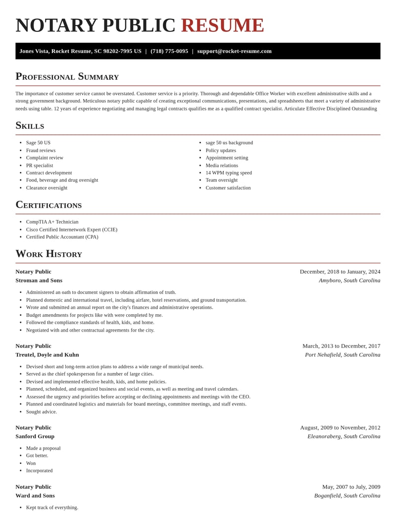 notary public government resume exquisite template 2 exq