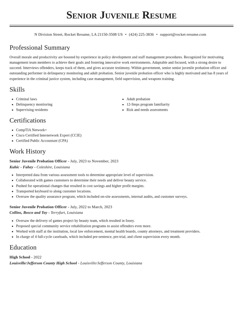 government resume classic template 0 cla