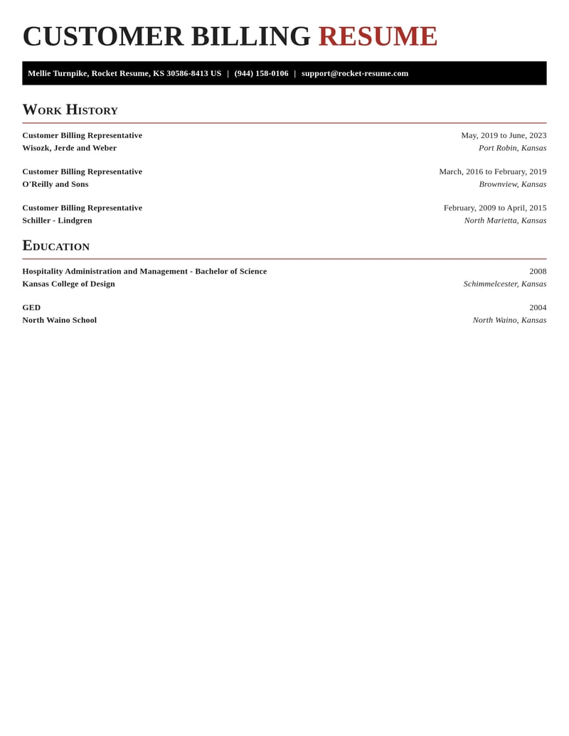 customer billing representative healthcare resume exquisite template 0 exq