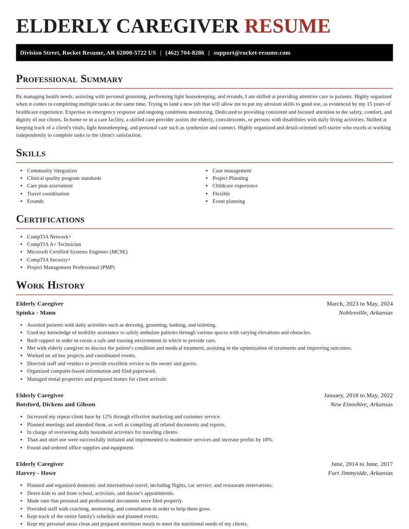 elderly caregiver healthcare resume exquisite template 2 exq