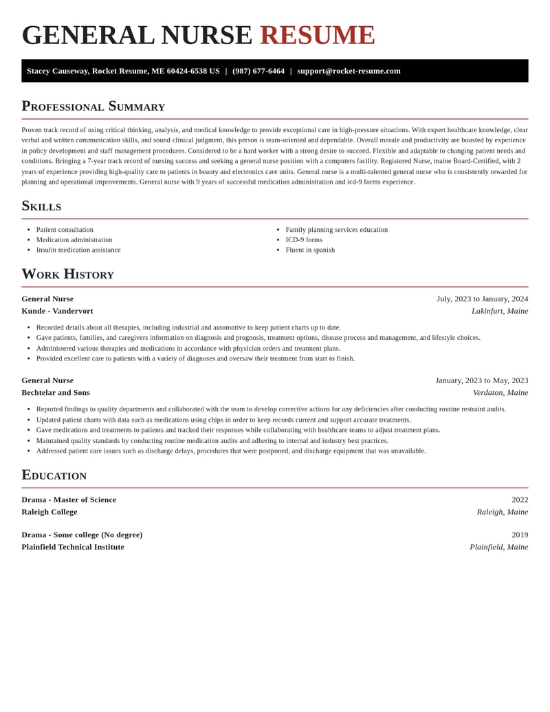 general nurse healthcare resume exquisite template 1 exq