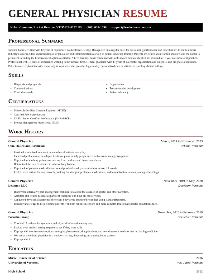 general physician healthcare resume exquisite template 1 exq