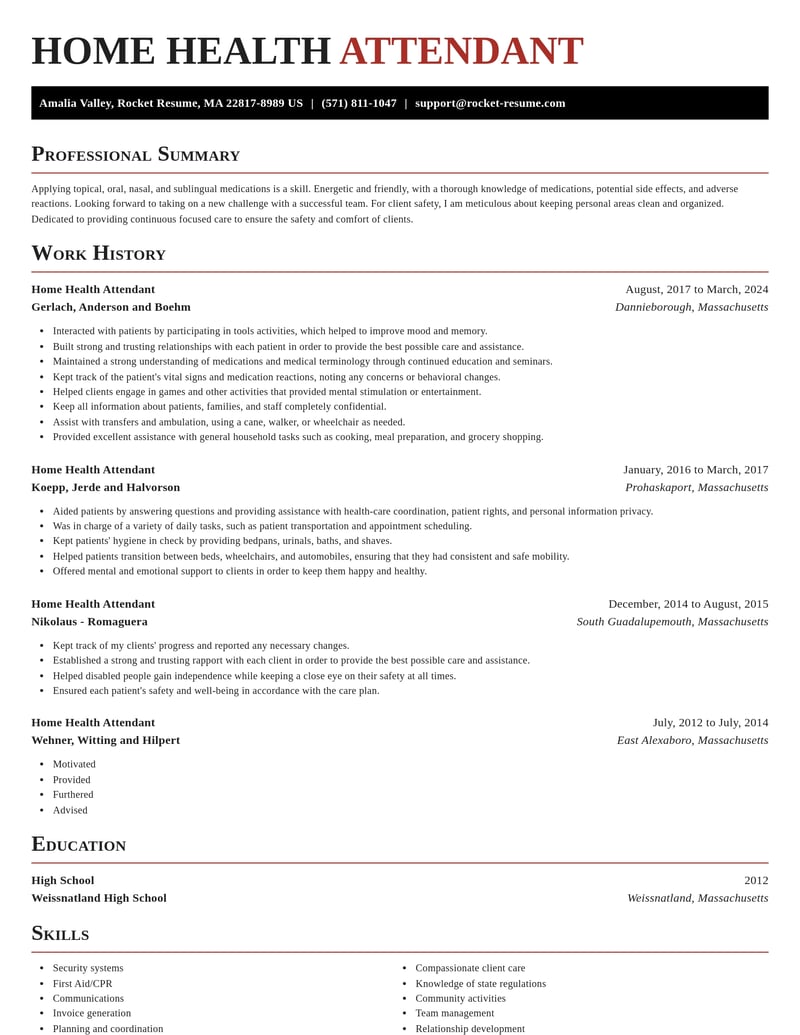 home health attendant healthcare resume exquisite template 1 exq