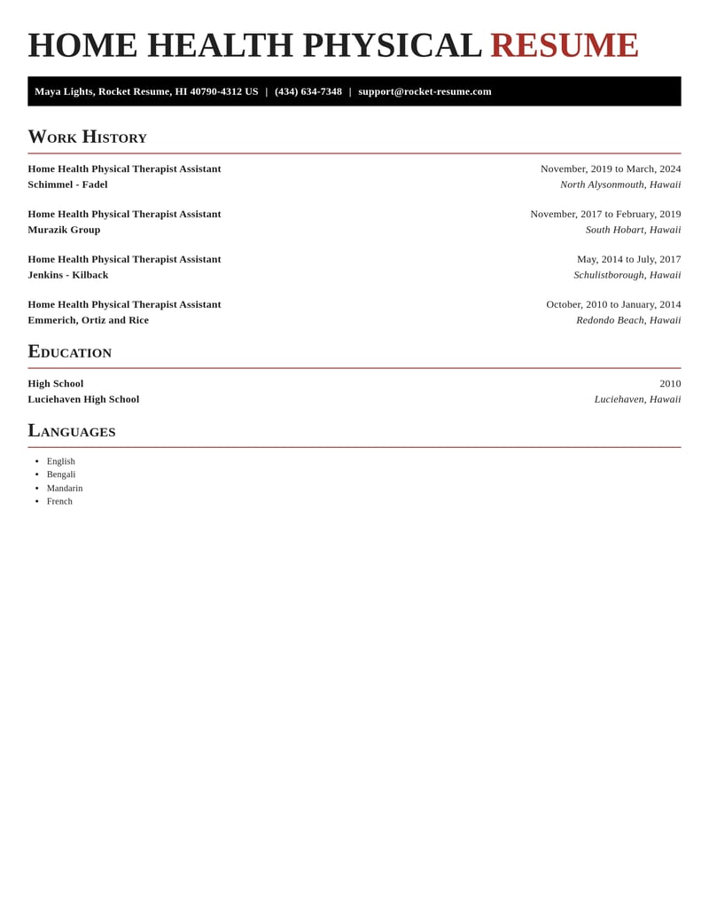 home health physical therapist assistant healthcare resume exquisite template 2 exq