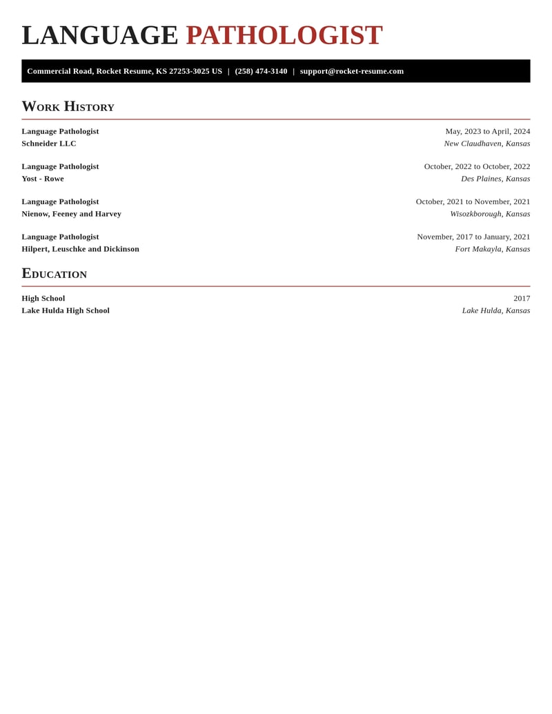 language pathologist healthcare resume exquisite template 2 exq