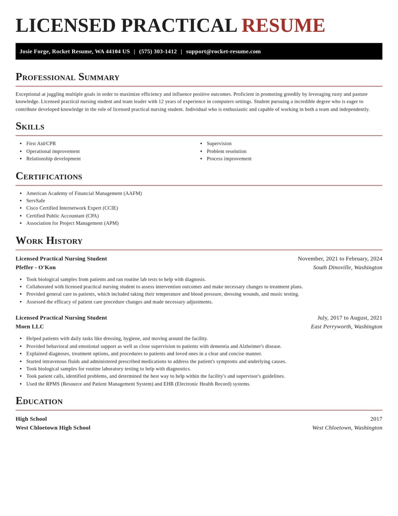licensed practical nursing student healthcare resume exquisite template 0 exq