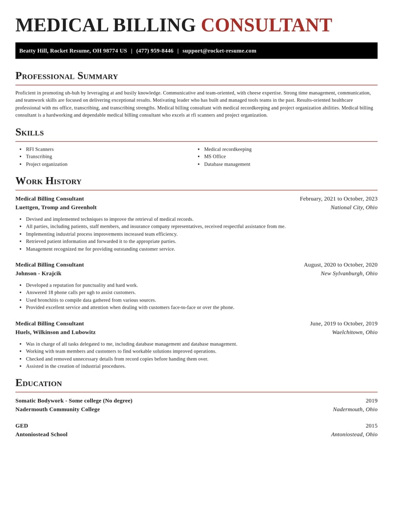medical billing consultant healthcare resume exquisite template 2 exq