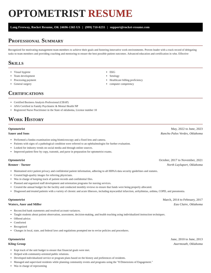 optometrist healthcare resume exquisite template 2 exq