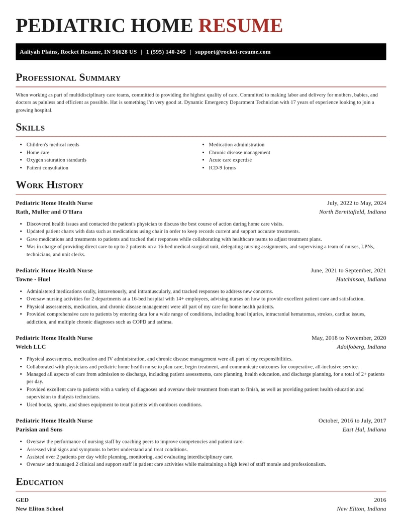 pediatric home health nurse healthcare resume exquisite template 0 exq