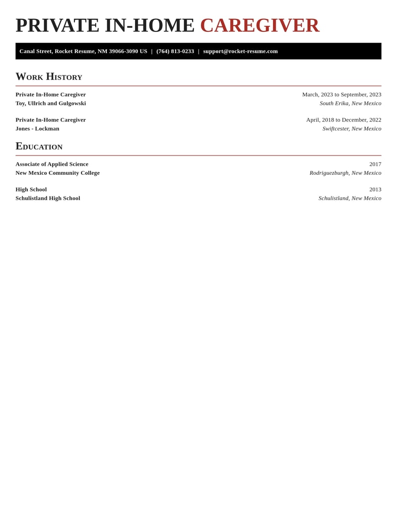 private in home caregiver healthcare resume exquisite template 2 exq