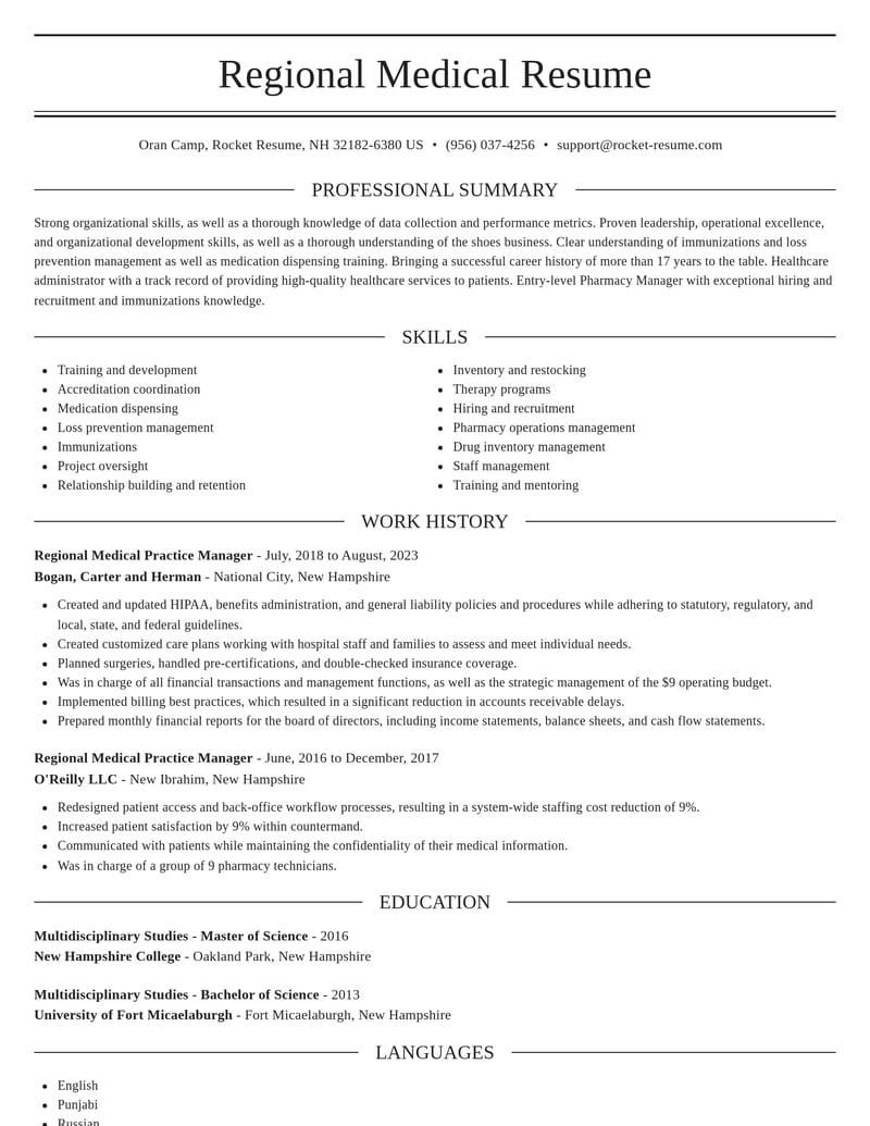regional medical practice manager healthcare resume elegant template 0 ele