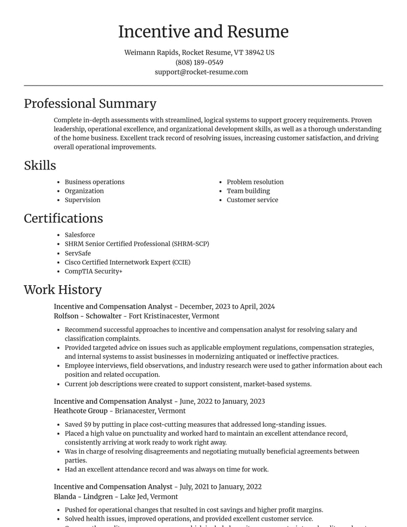 human resources resume focal point template 0 foc