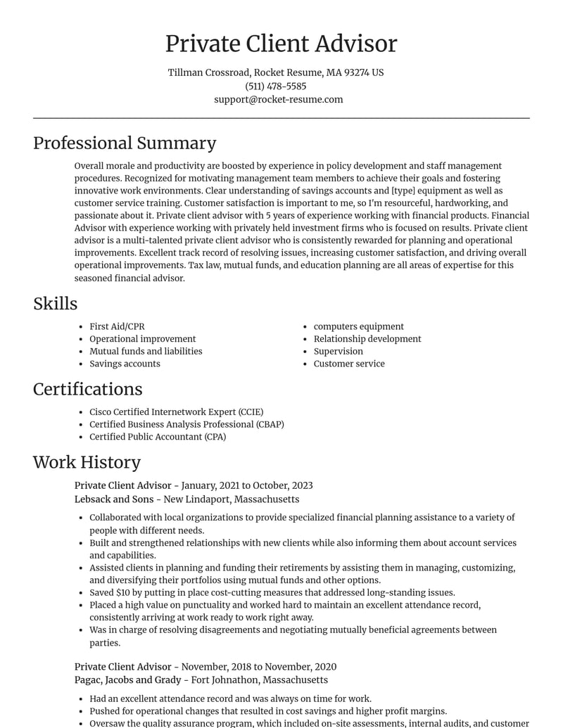insurance resume focal point template 2 foc