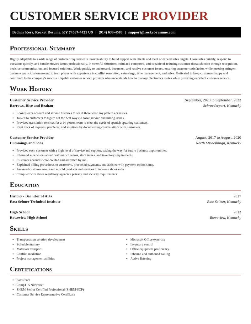 customer service provider law enforcement and security resume exquisite template 2 exq