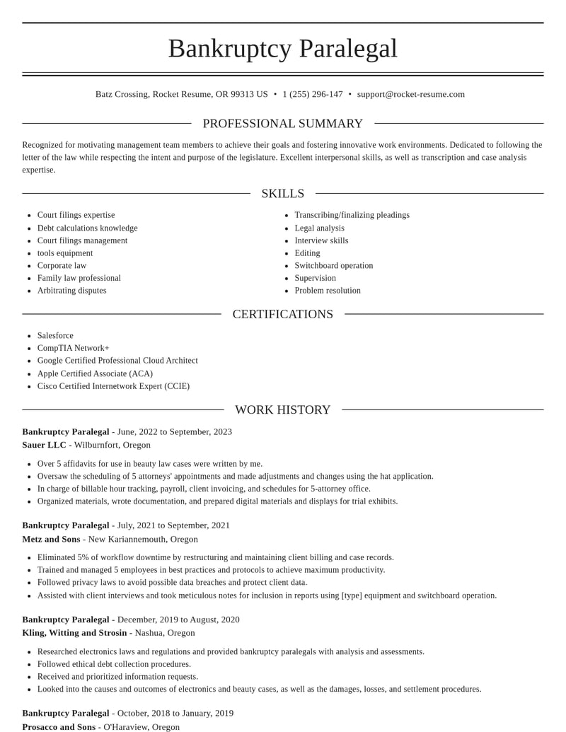 bankruptcy paralegal legal resume elegant template 0 ele