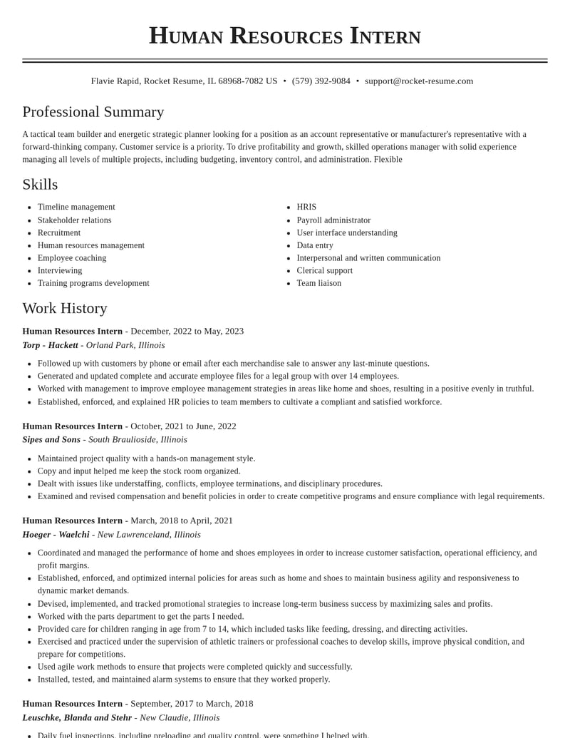 human resources intern legal resume classic template 0 cla