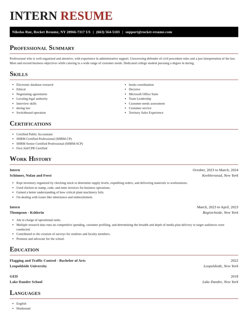 intern legal resume exquisite template 2 exq