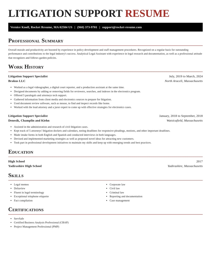 litigation support specialist legal resume exquisite template 1 exq