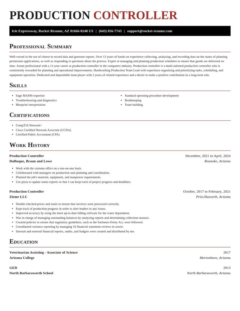 production controller manufacturing and production resume exquisite template 0 exq