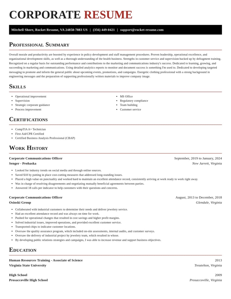 corporate communications officer marketing and communications resume exquisite template 0 exq