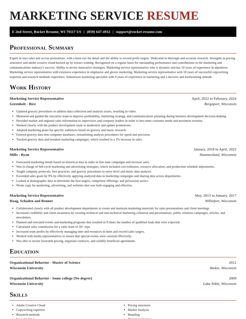marketing service representative marketing and communications resume exquisite template 1 exq