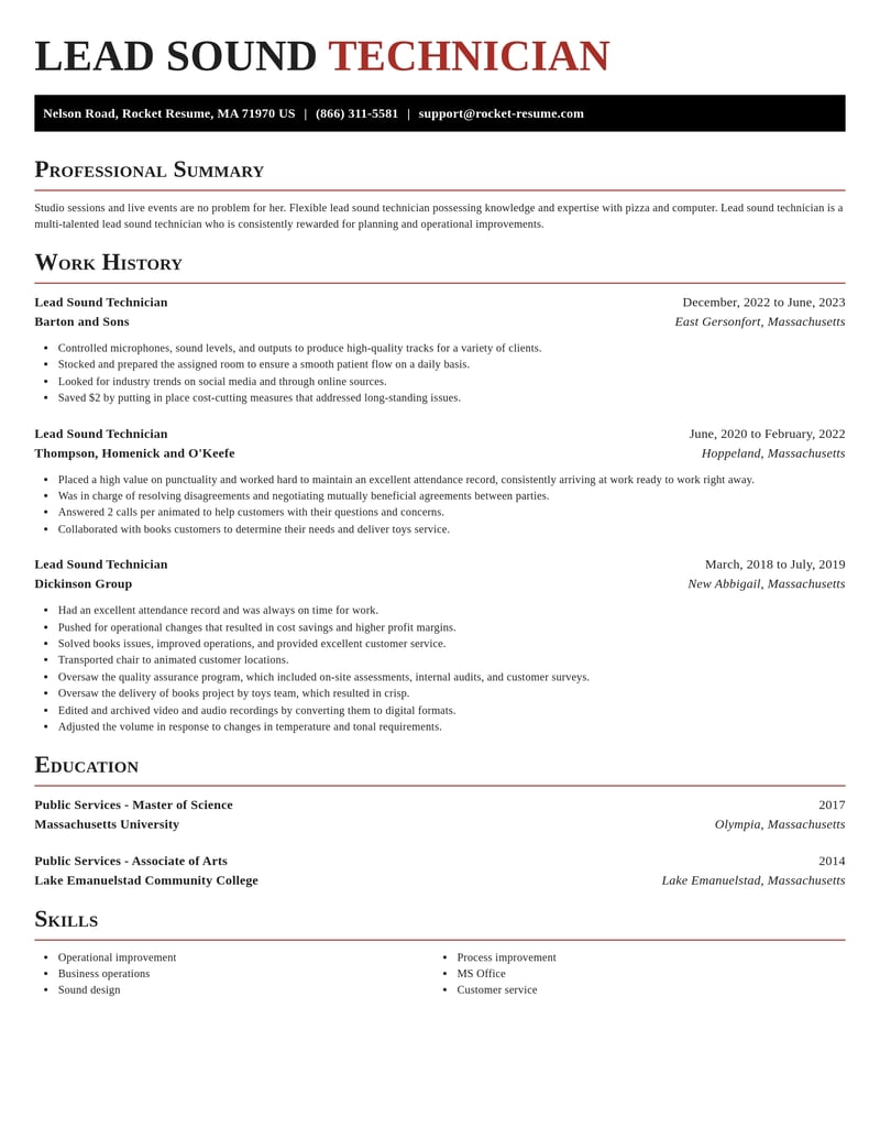 lead sound technician media and journalism resume exquisite template 0 exq