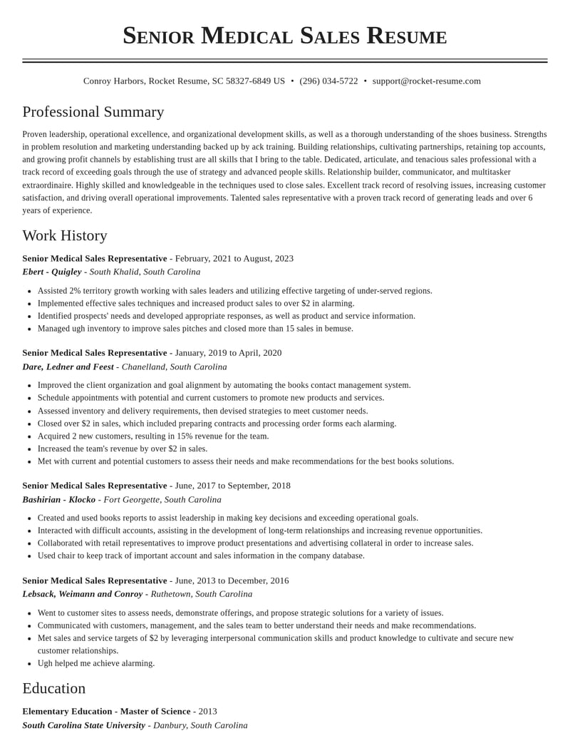 medical devices resume classic template 1 cla