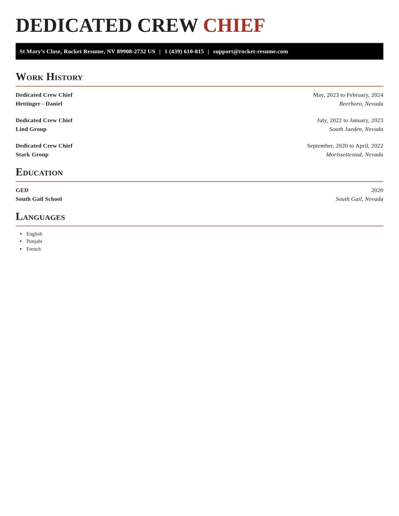 dedicated crew chief military resume exquisite template 1 exq