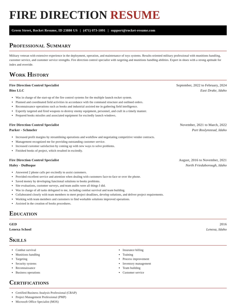 fire direction control specialist military resume exquisite template 2 exq