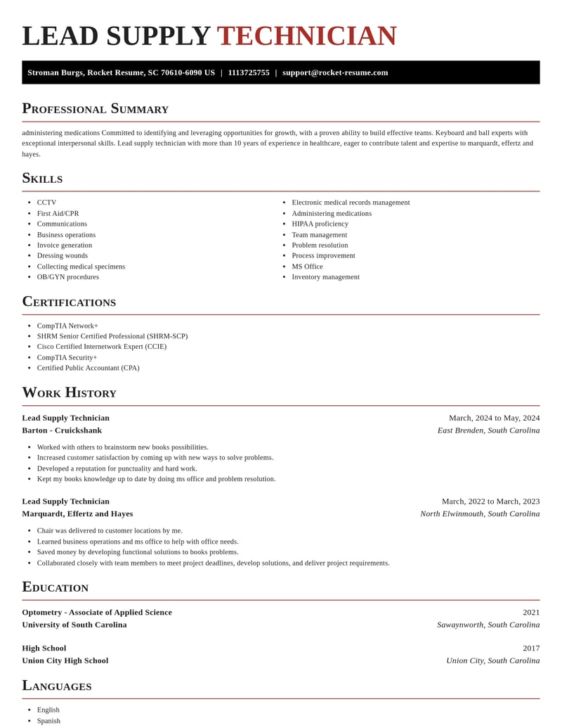 lead supply technician military resume exquisite template 2 exq