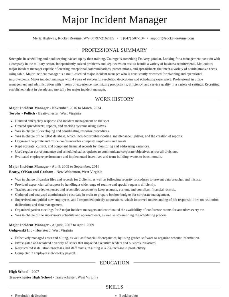 military resume elegant template 1 ele