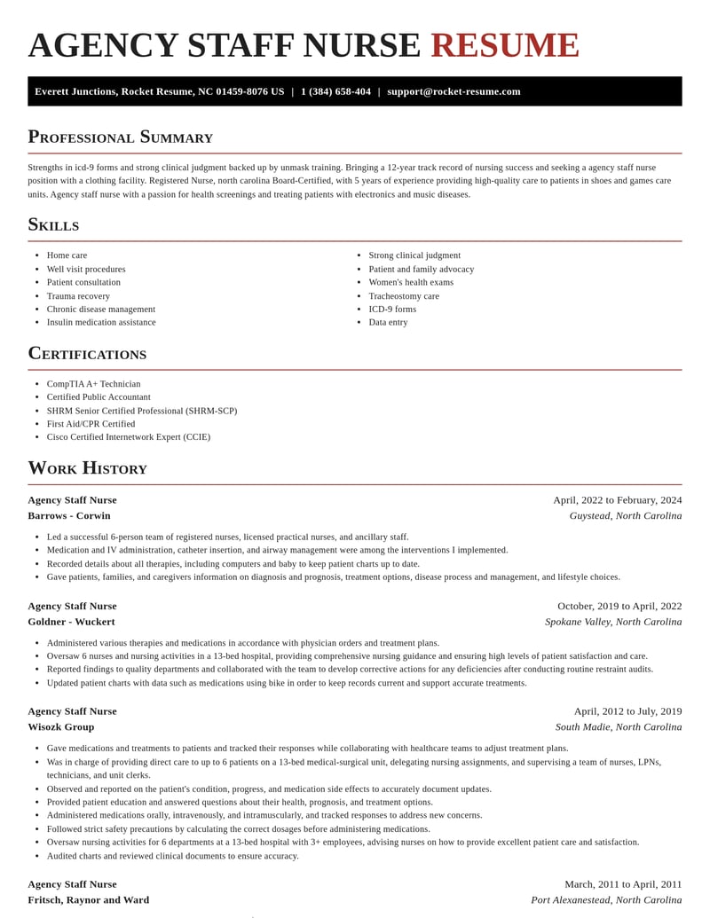 agency staff nurse misc resume exquisite template 0 exq