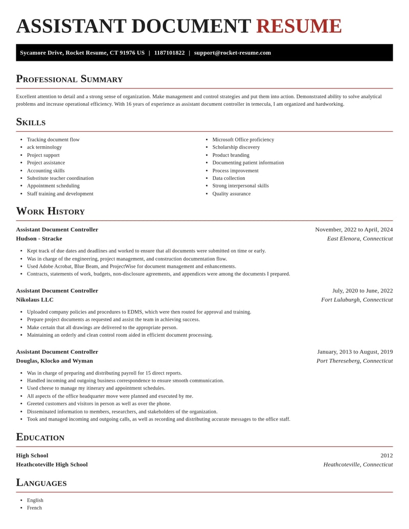 assistant document controller misc resume exquisite template 0 exq