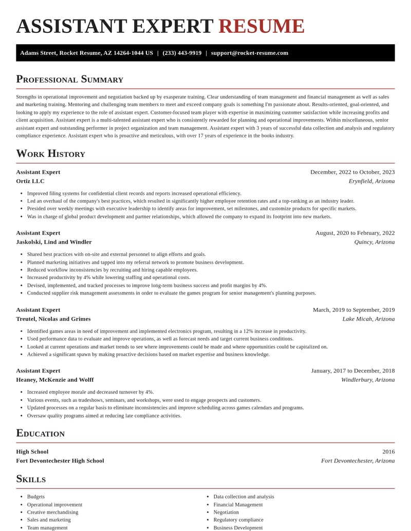 assistant expert misc resume exquisite template 0 exq