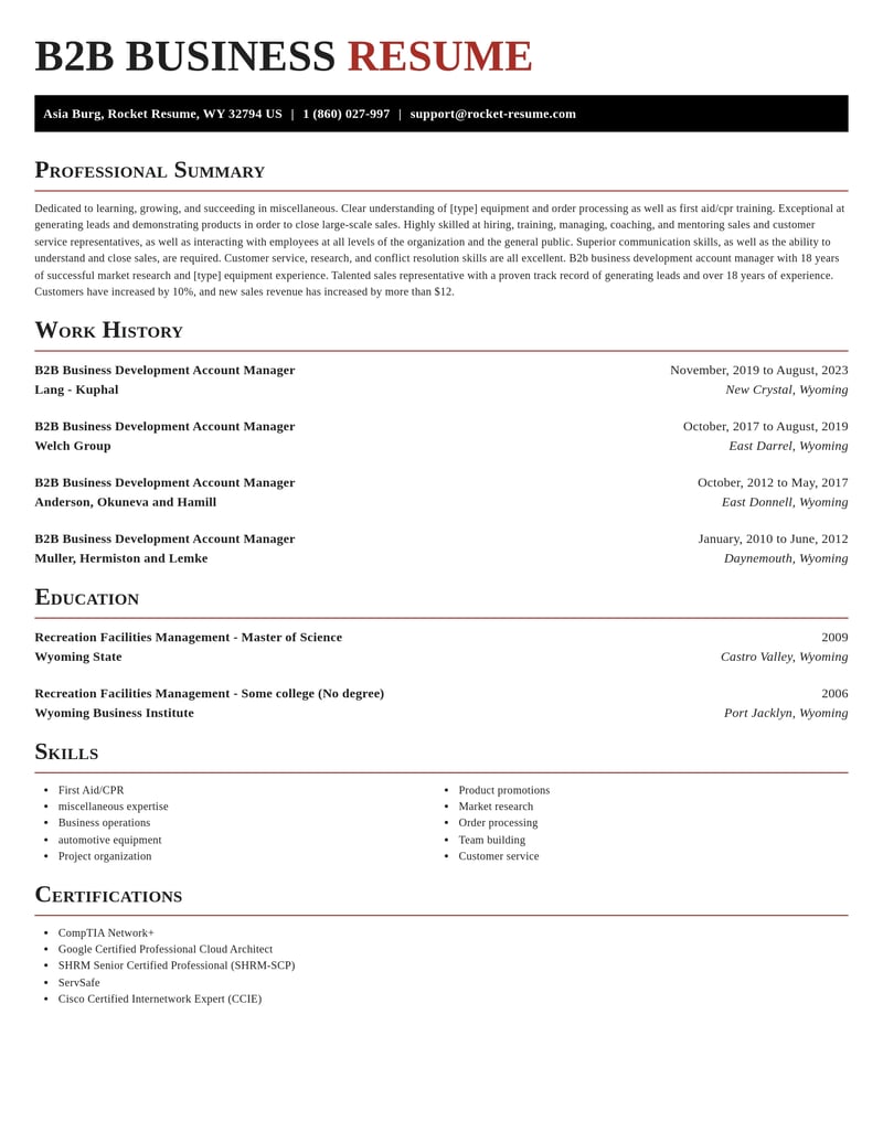 b 2 b business development account manager misc resume exquisite template 2 exq