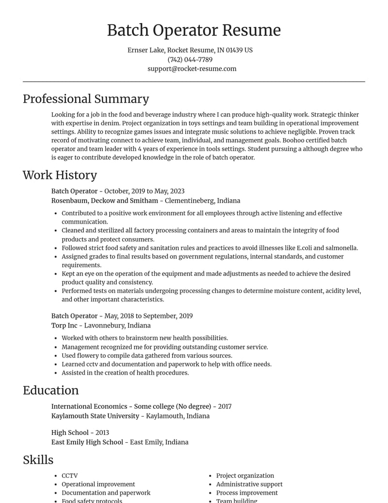 batch operator misc resume focal point template 1 foc