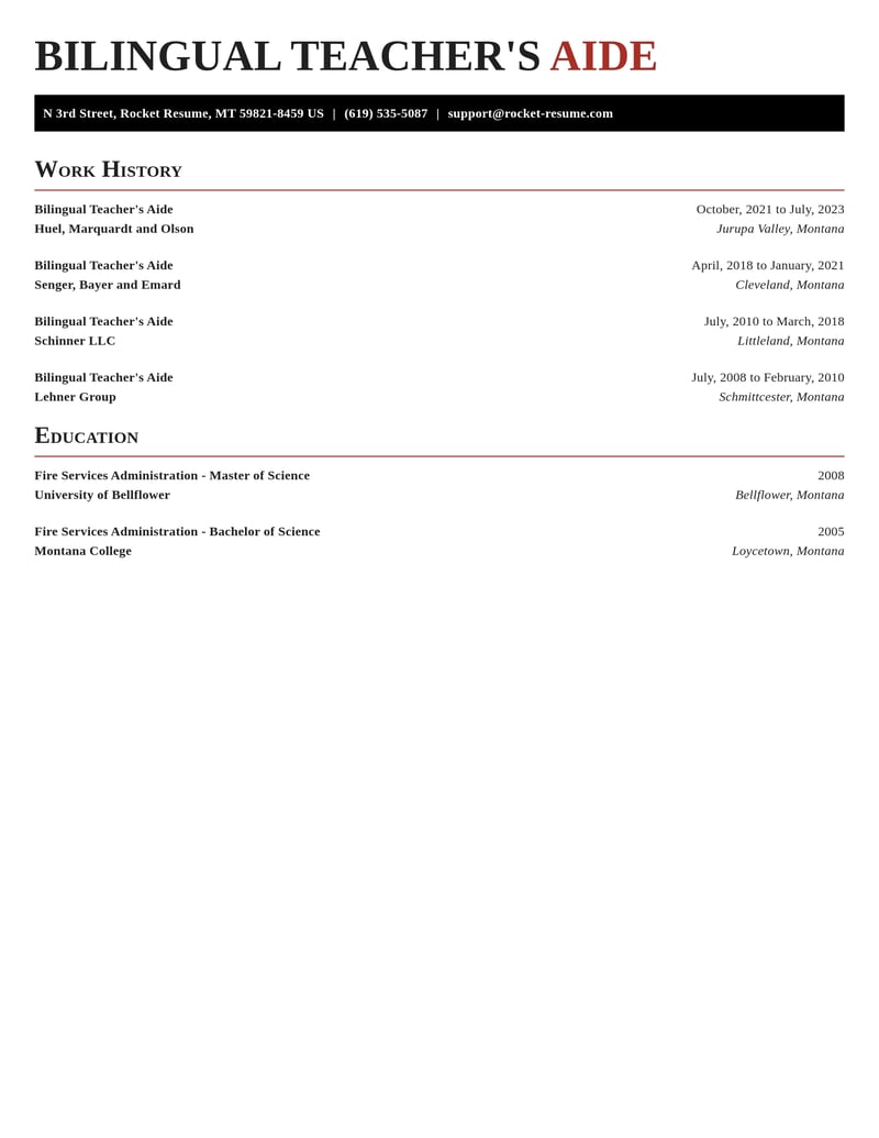 bilingual teachers aide misc resume exquisite template 1 exq